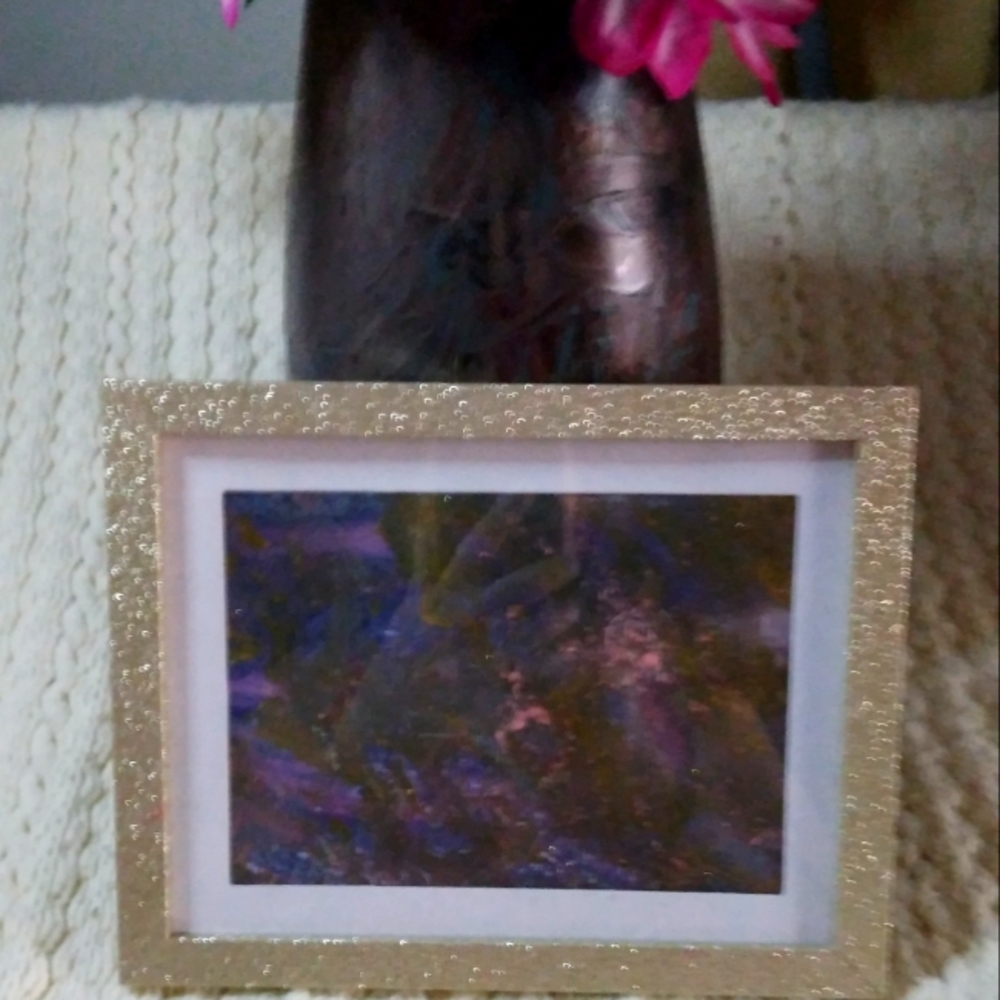 Original art paint pouring